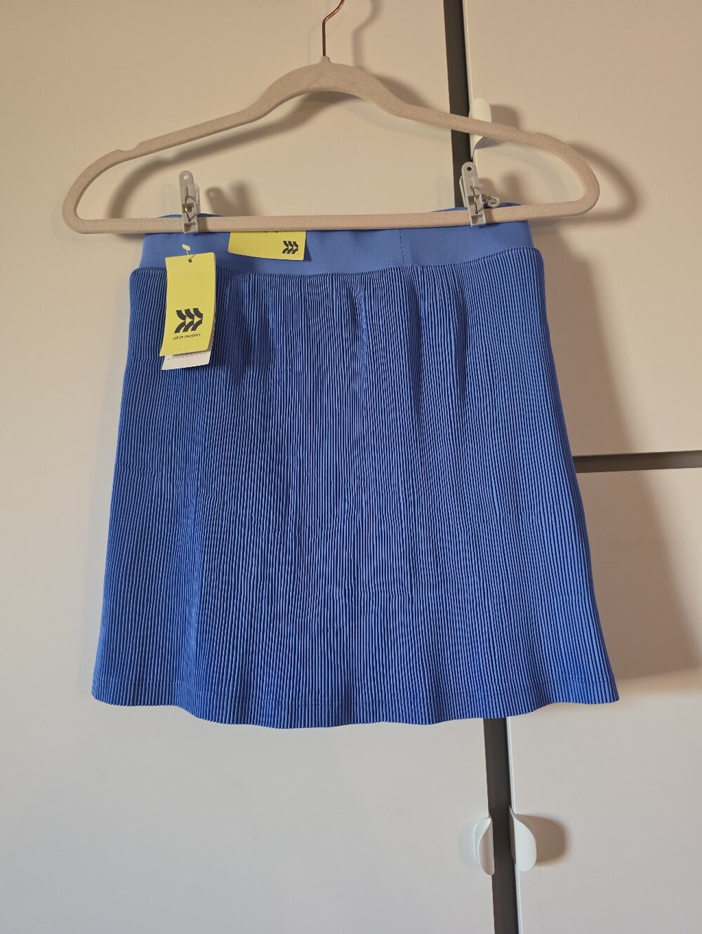 All In Motion Light Blue Athletic Skort with Side Stripes.
Size S